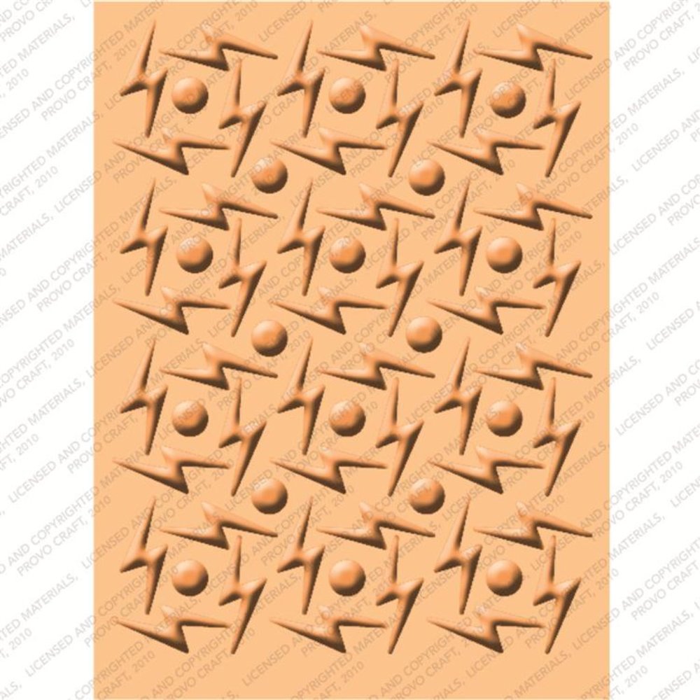 Cuttlebug 4-pc embossing folders - ROBOTZ - Picture 9 of 10